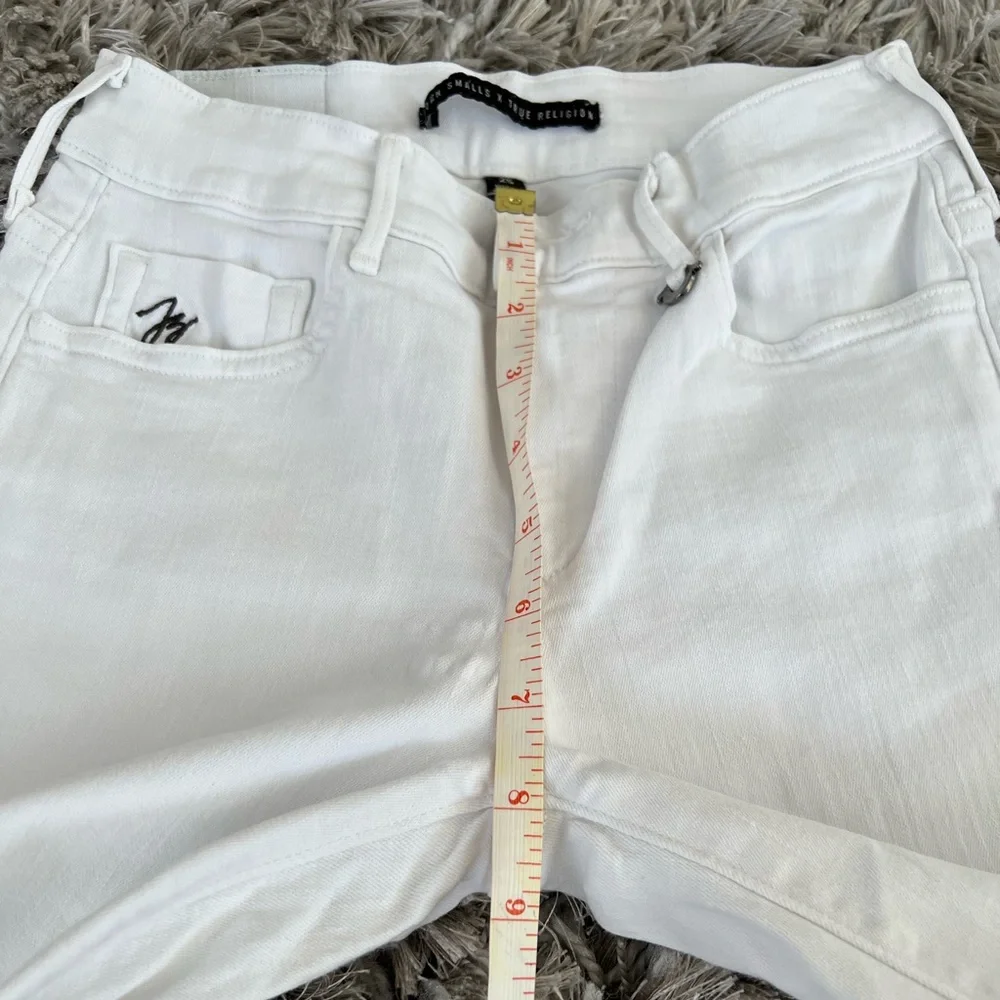 True Religion Mid-Rise White Skinny Jeans - Picture 14 of 16